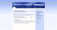 Desktop Screenshot of belastingdiensttoeslagen.nl